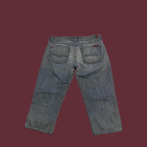 7 FOR ALL MANKIND BOOTLEG-CAPRI JEANS - Picture 2 of 5